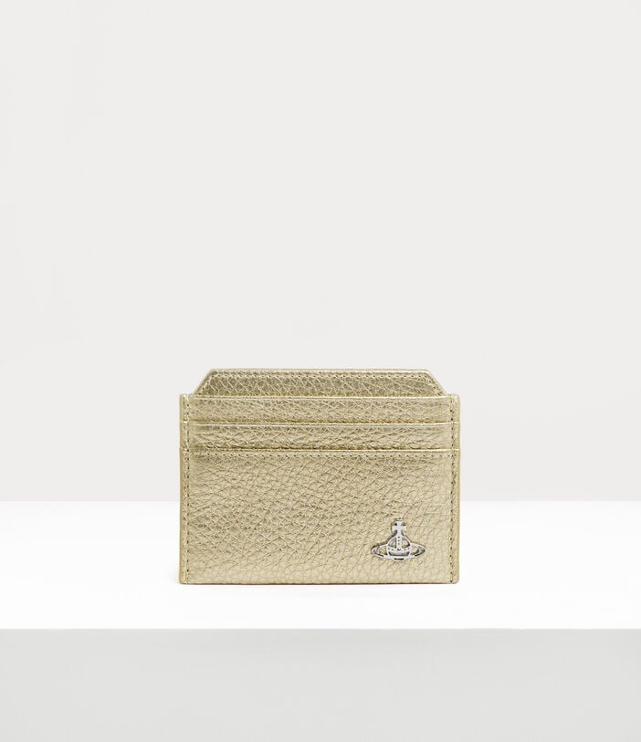 Vivienne Westwood GRAIN LEATHER SLIM CARD HOLDER